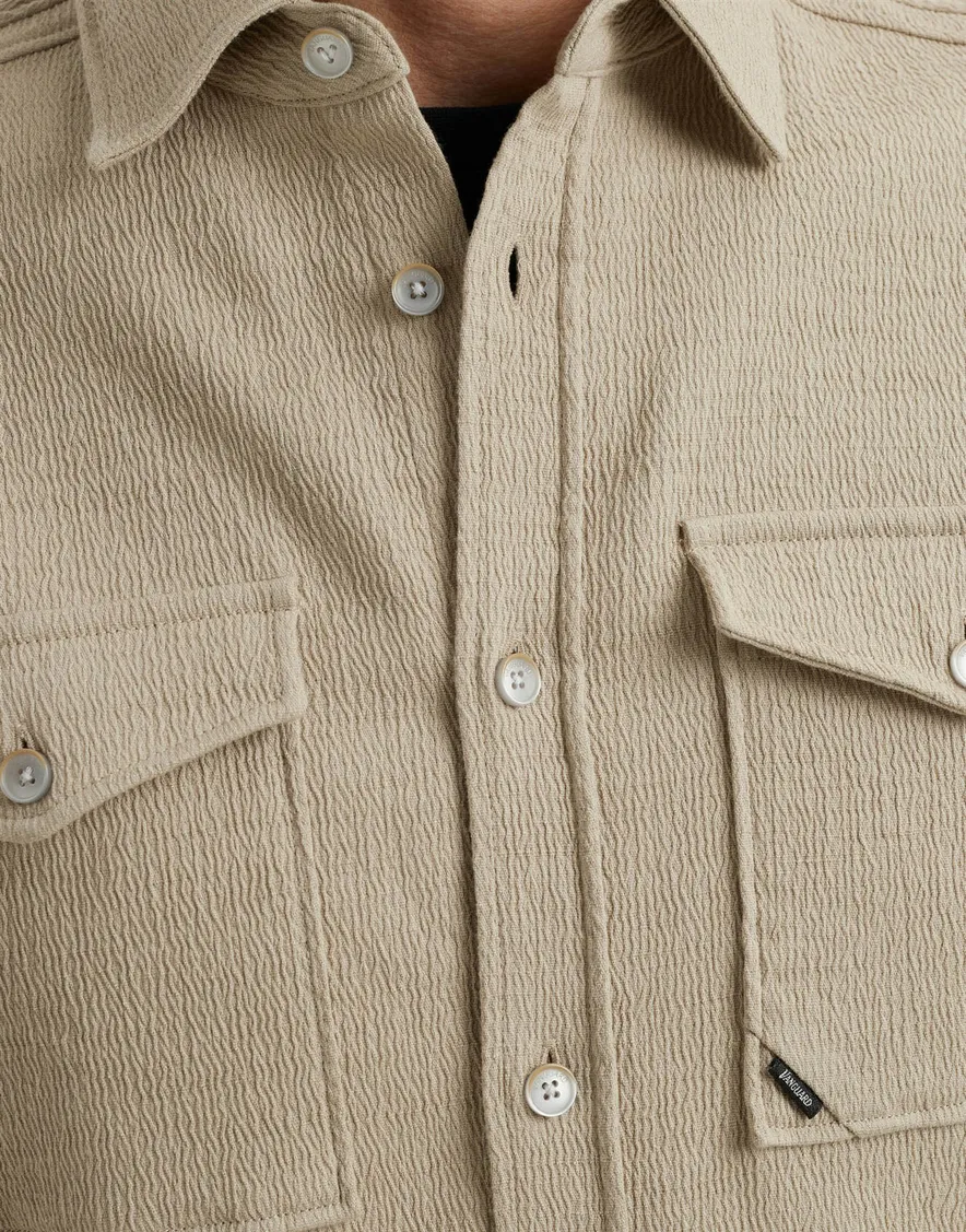 Vanguard overshirt beige Richmond regular fit