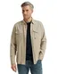 Vanguard overshirt effen beige normale fit