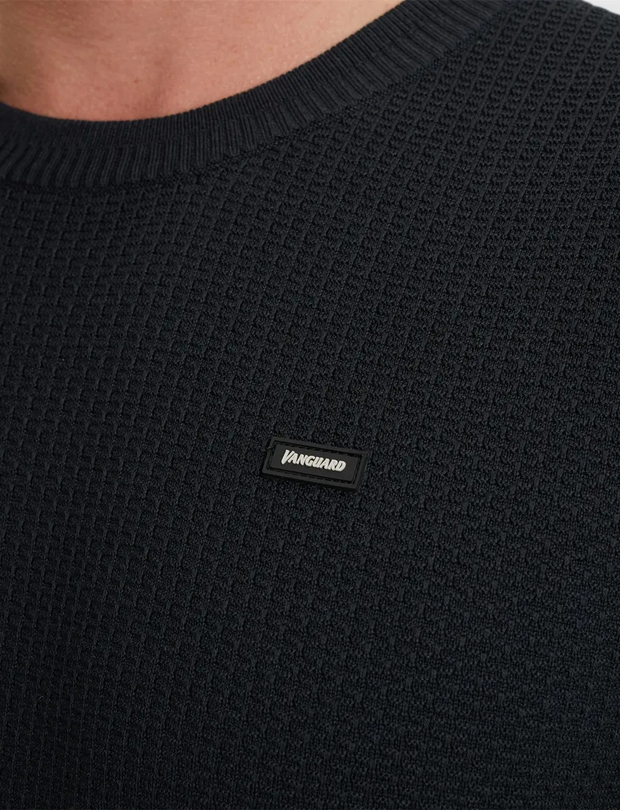 Vanguard T-shirt donkerblauw Cotton Modal