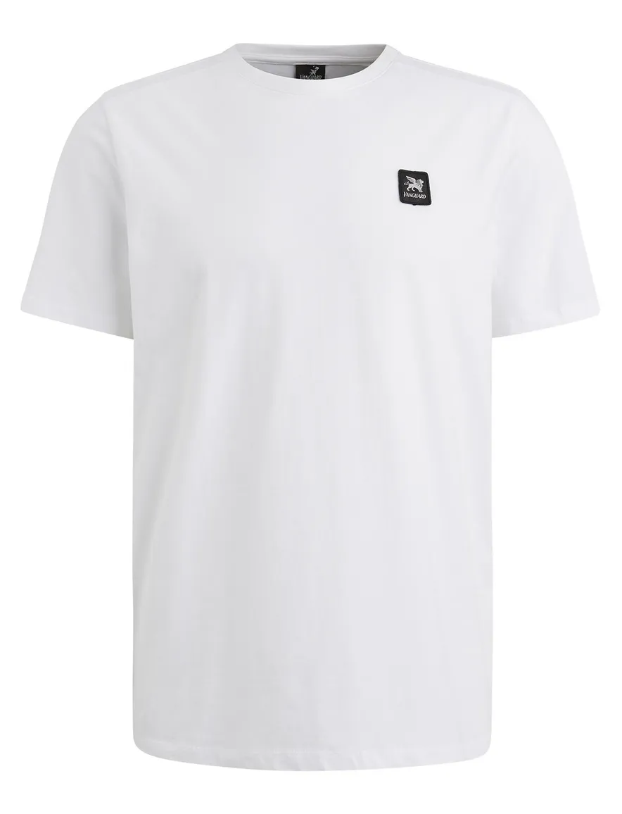 Vanguard t-shirt wit effen