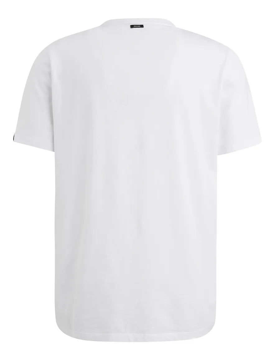 Vanguard t-shirt wit effen