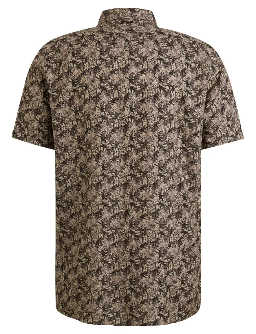 Vanguard overhemd bruin geprint