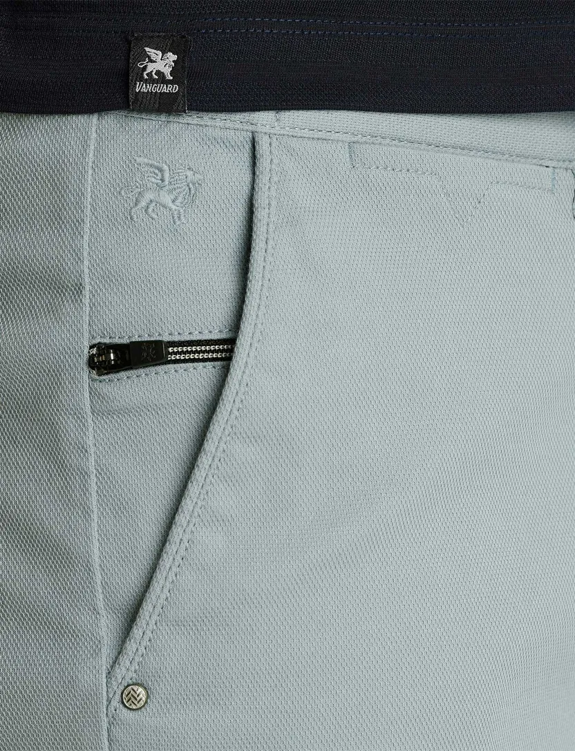 Vanguard V65 Dobby korte broek blauw katoen