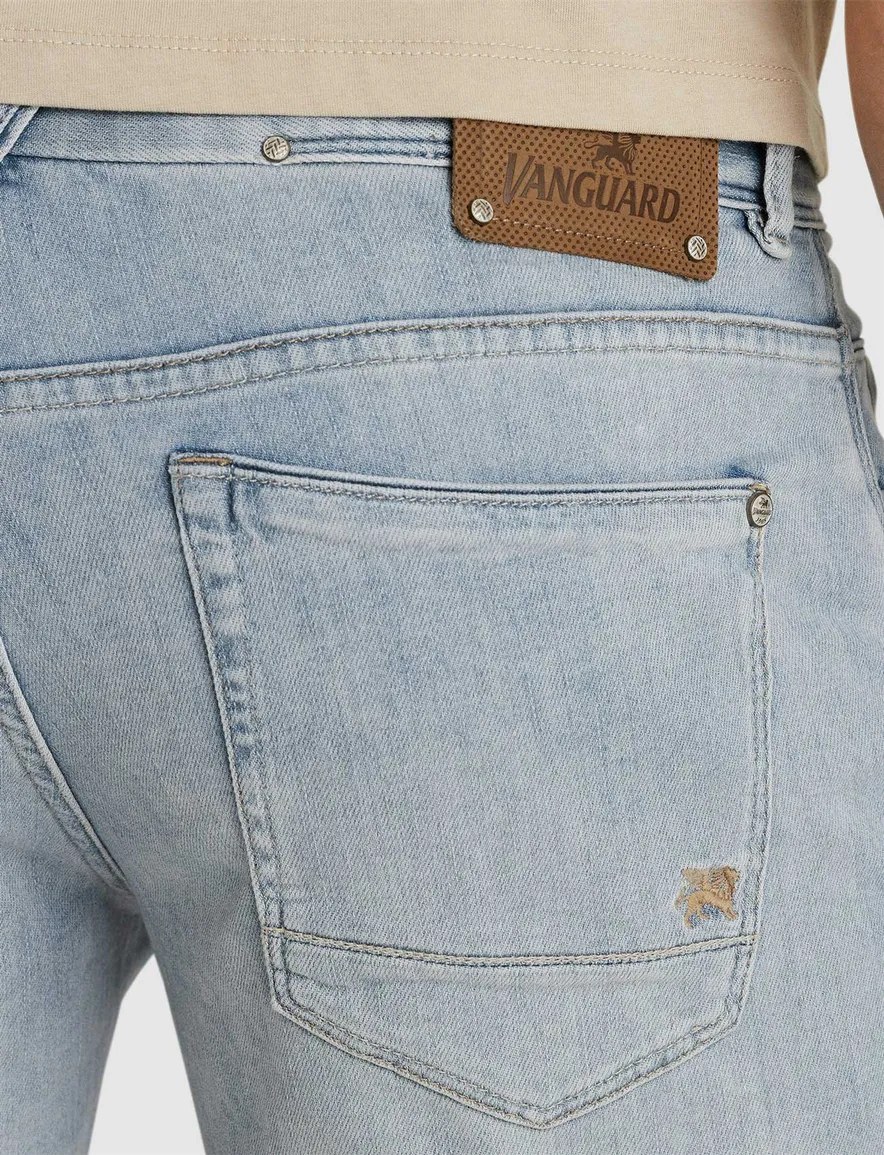Vanguard V12 Rider korte broek licht denim
