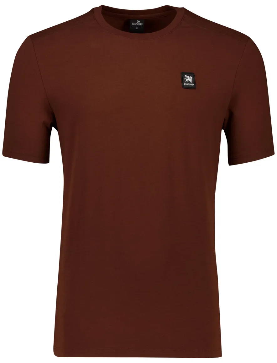 Vanguard t-shirt katoen bruin