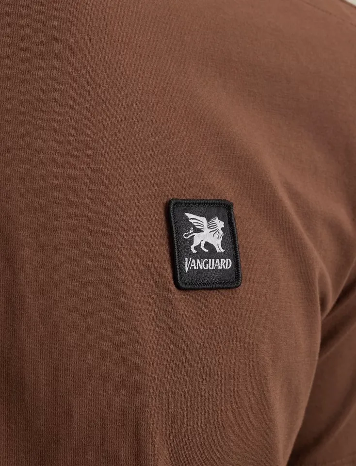 Vanguard t-shirt katoen bruin