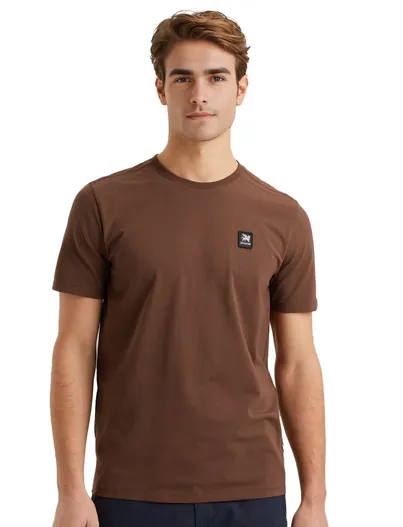 Vanguard Vanguard t-shirt katoen bruin