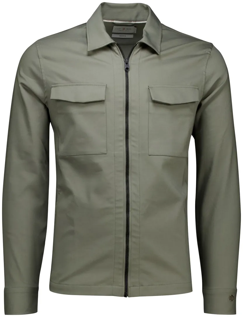 Overshirt Cast Iron groen