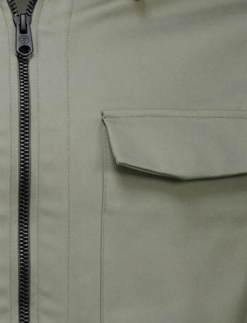 Overshirt Cast Iron groen