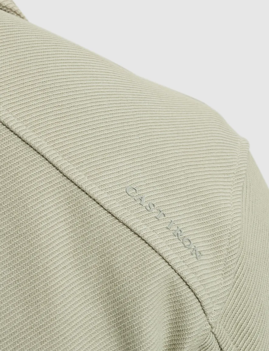 Cast Iron overshirt groen effen