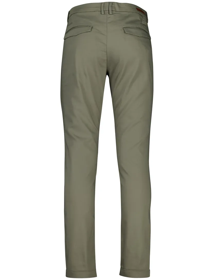 Cast Iron chino slim fit riser groen katoen