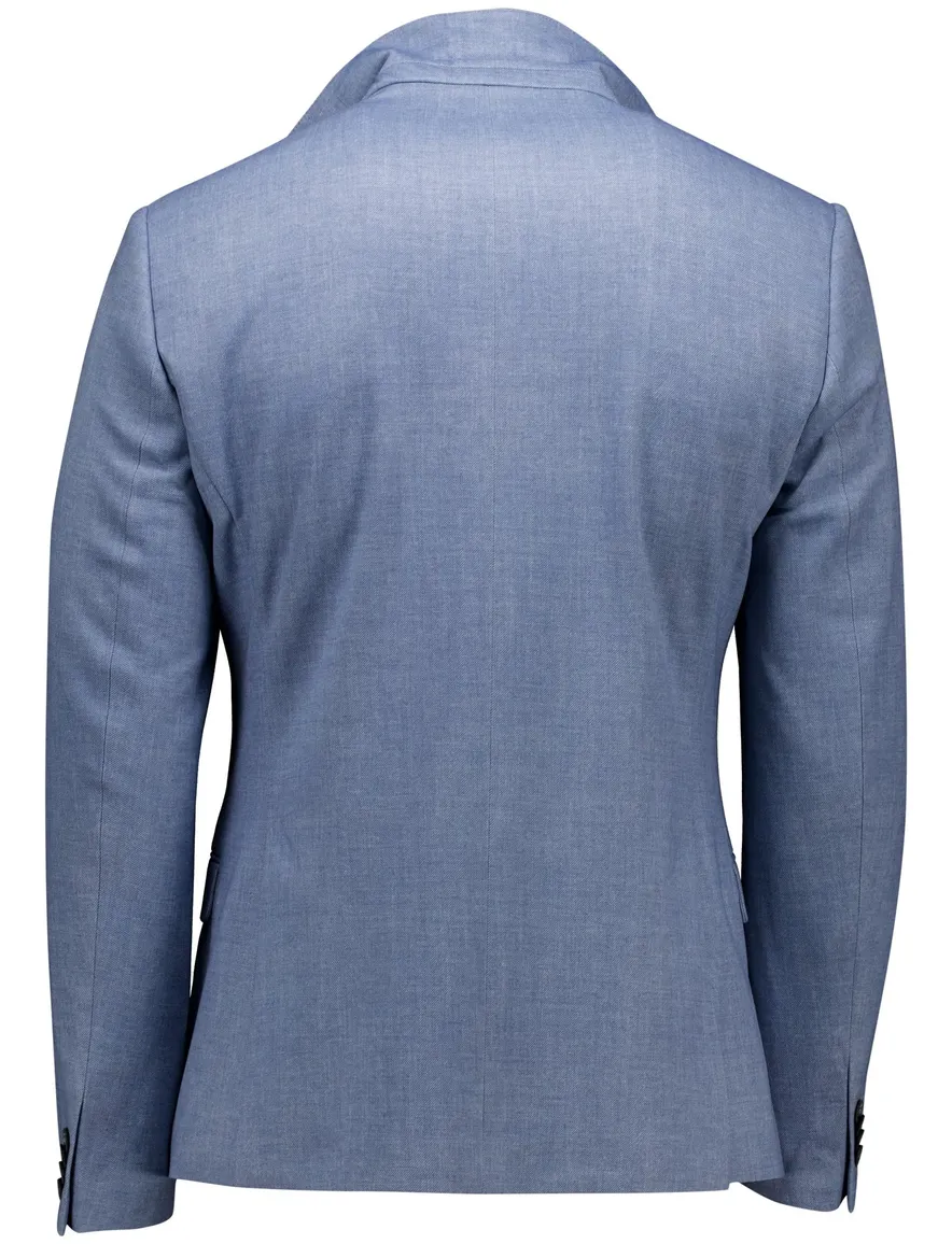 Zuitable colbert blauw polyester