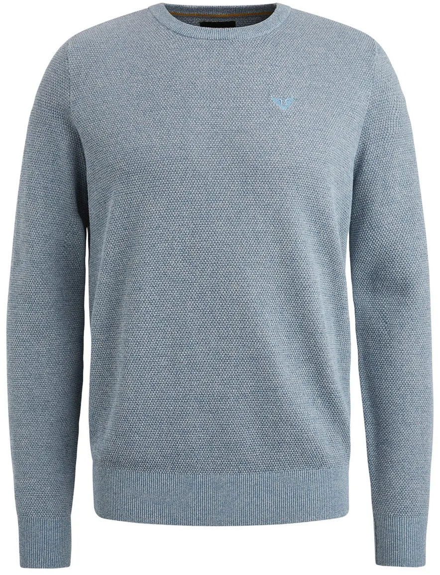 PME Legend lichtblauw trui cotton modal