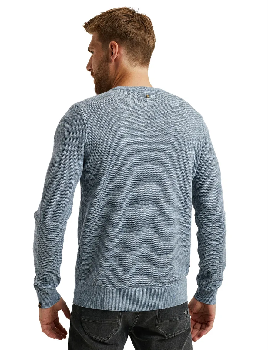 PME Legend lichtblauw trui cotton modal