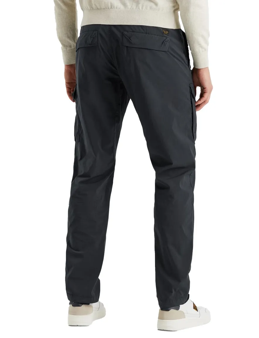 PME Legend cargobroek Hawkdown donkerblauw effen