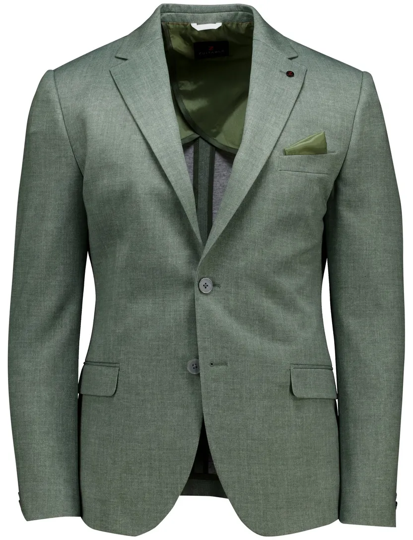 Zuitable colbert mix en match DiNick groen effen