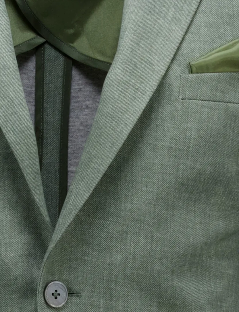 Zuitable colbert mix en match DiNick groen effen