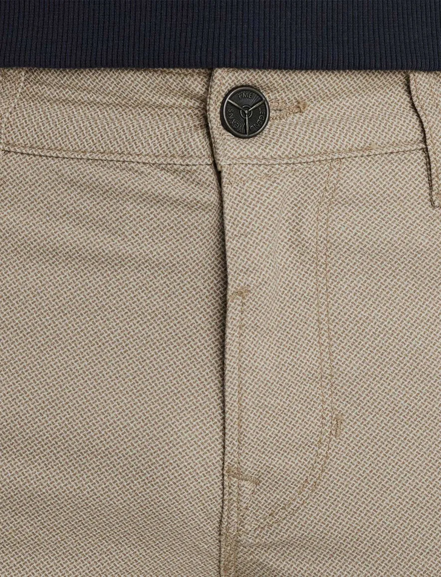 PME Legend 5-pocket beige Nightflight effen katoen