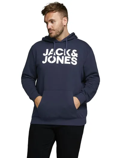 Jack & Jones Jack & Jones Sweaters navy met capuchon