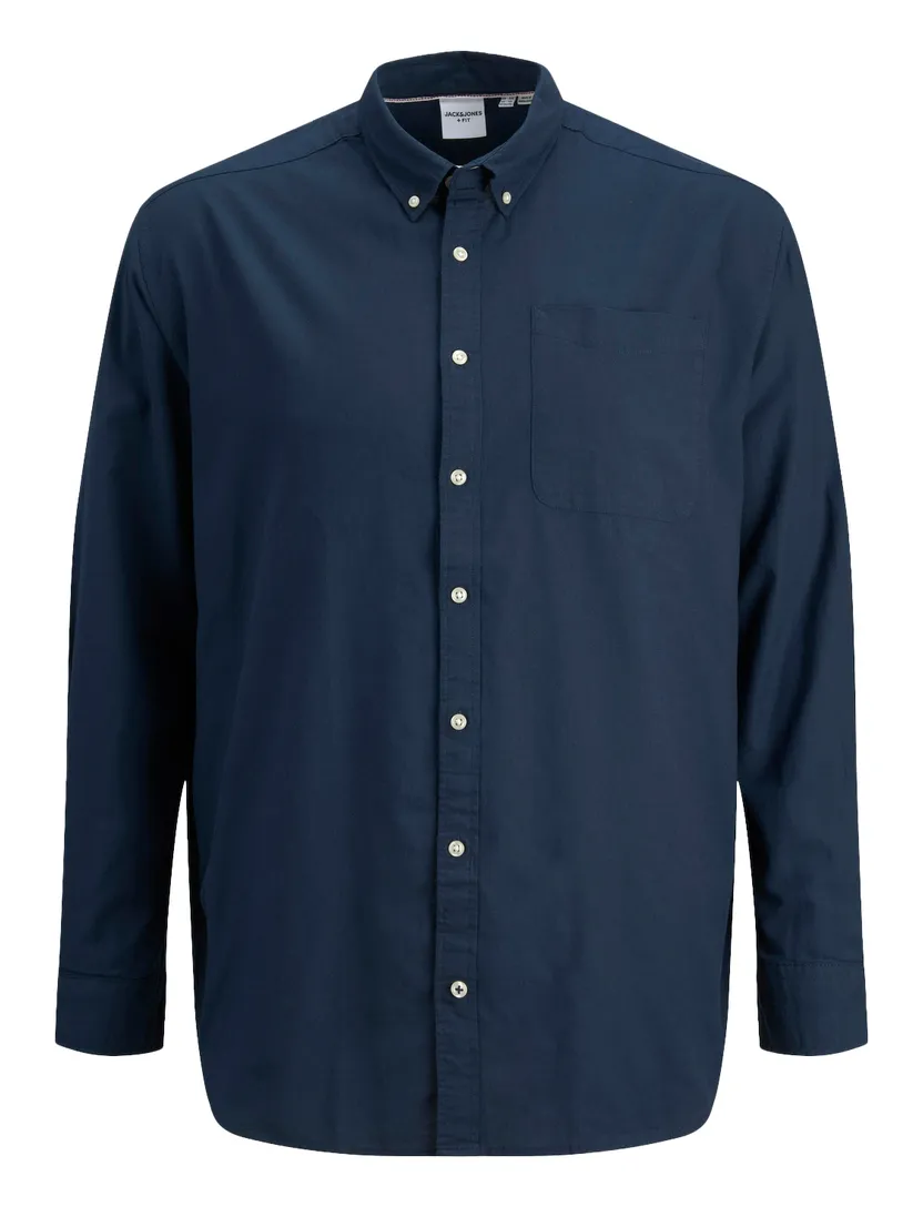 Jack & Jones Plus Size overhemd blauw slim fit