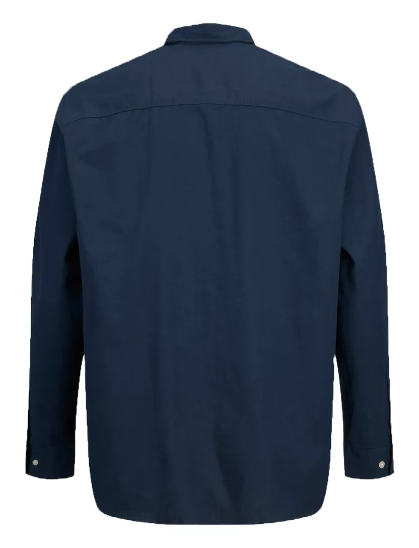 Jack & Jones Plus Size overhemd blauw slim fit