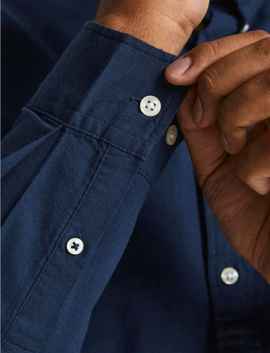 Jack & Jones overhemd blauw Plus Size