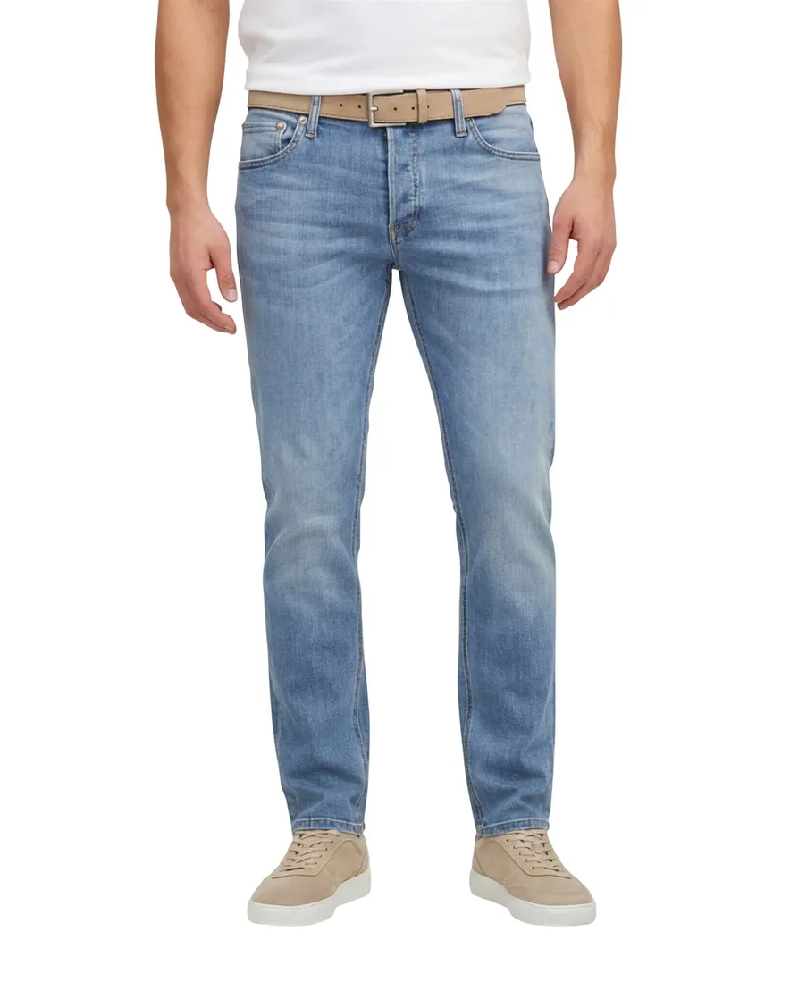 Jack & Jones Plus Size Pantalon 5-pocket blauw spijker