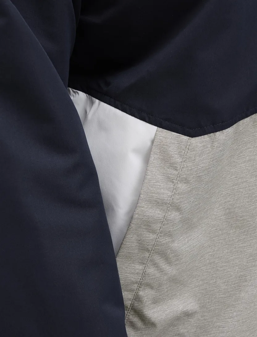 Plus Size Jack & Jones zomerjas navy grijs