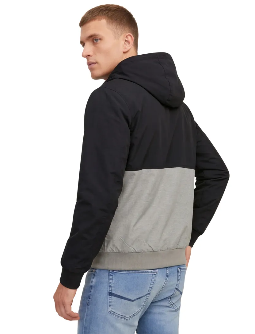 Plus Size Jack & Jones zomerjas navy grijs
