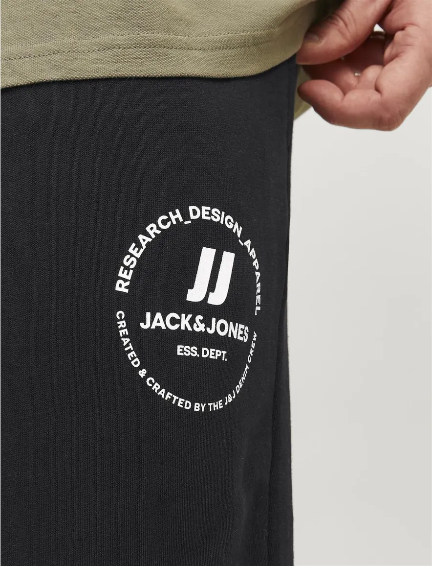 Jack & Jones joggingbroek zwart katoen