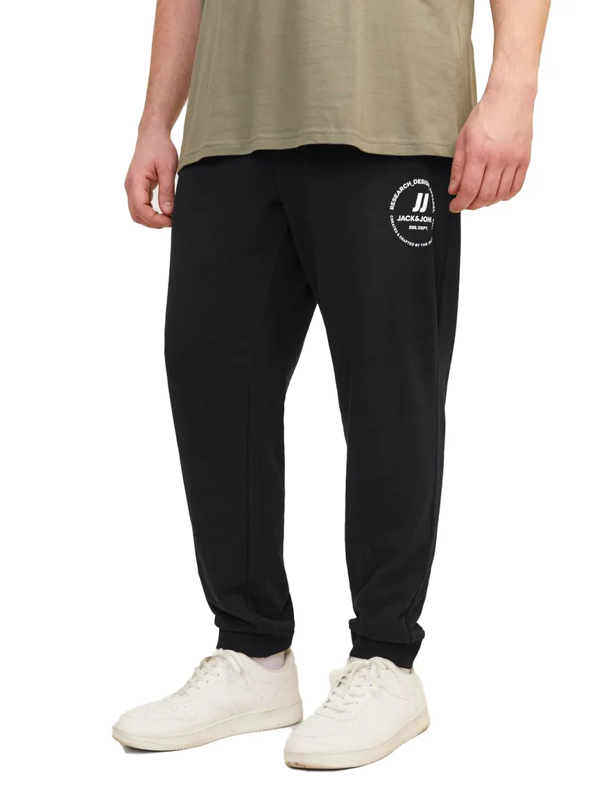 Jack & Jones joggingbroek zwart katoen