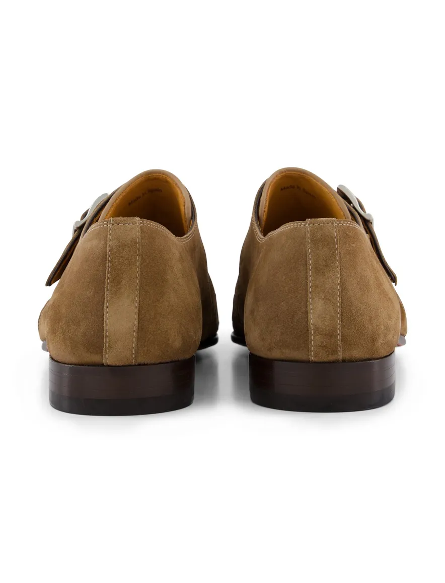 Magnanni lage nette schoenen bruin met gesp