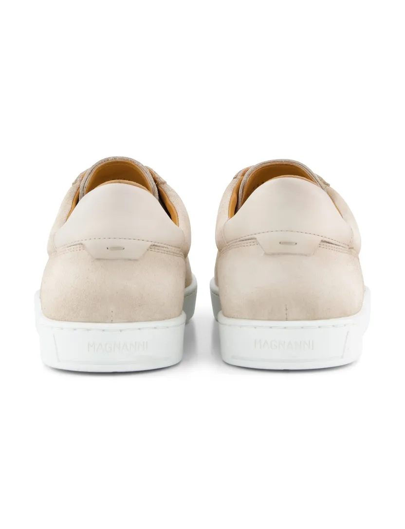Magnanni sneakers beige effen leer