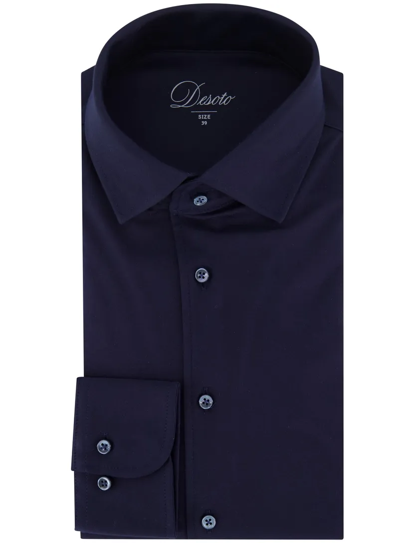 Desoto luxury line slanke fit donkerblauw