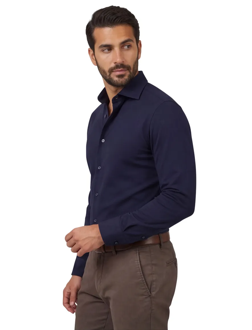 Desoto luxury line donkerblauw slanke fit