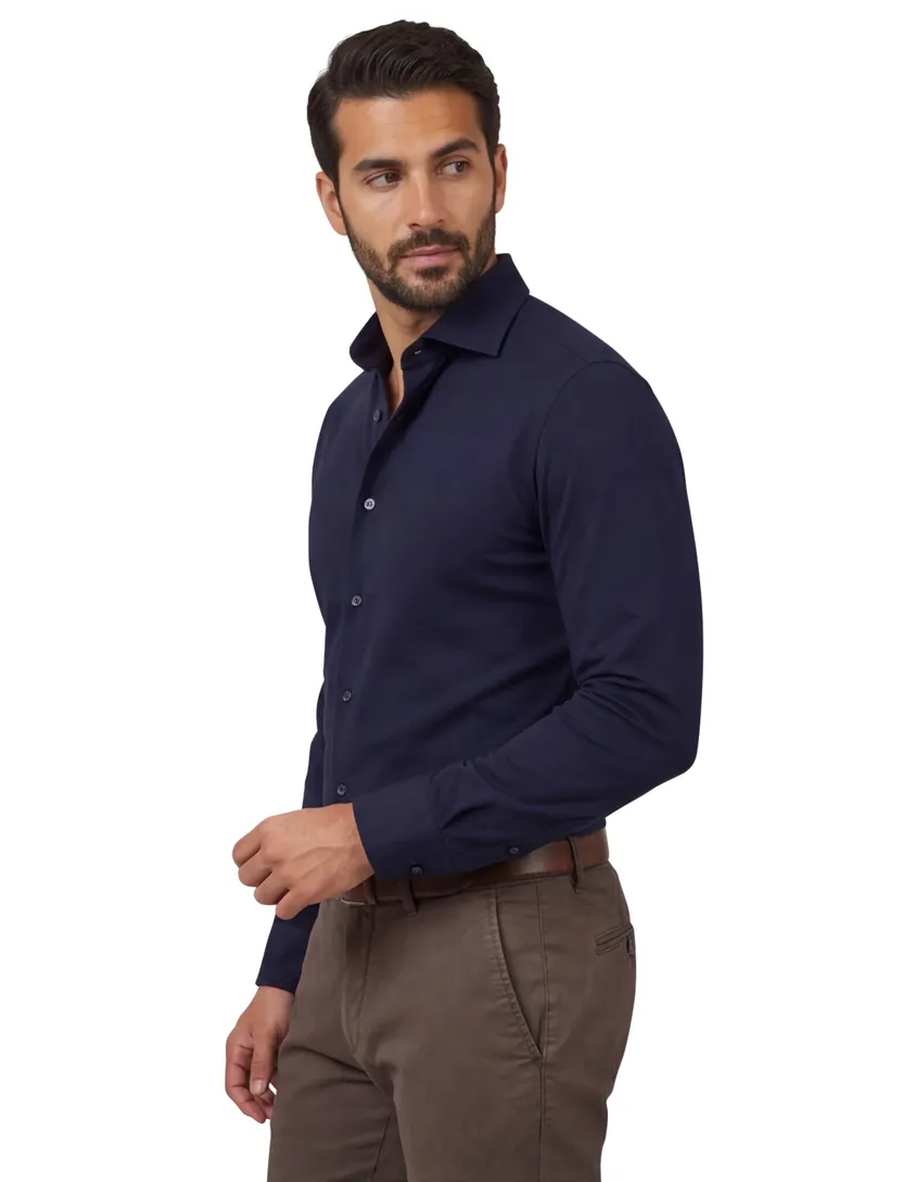 Desoto luxury line slanke fit donkerblauw