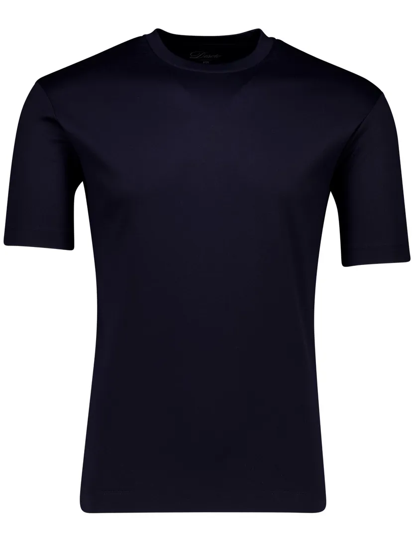 Desoto Luxury Two Ply t-shirt navy effen
