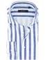 Desoto Luxury Line Hai blauw wit gestreept katoen cutaway boord