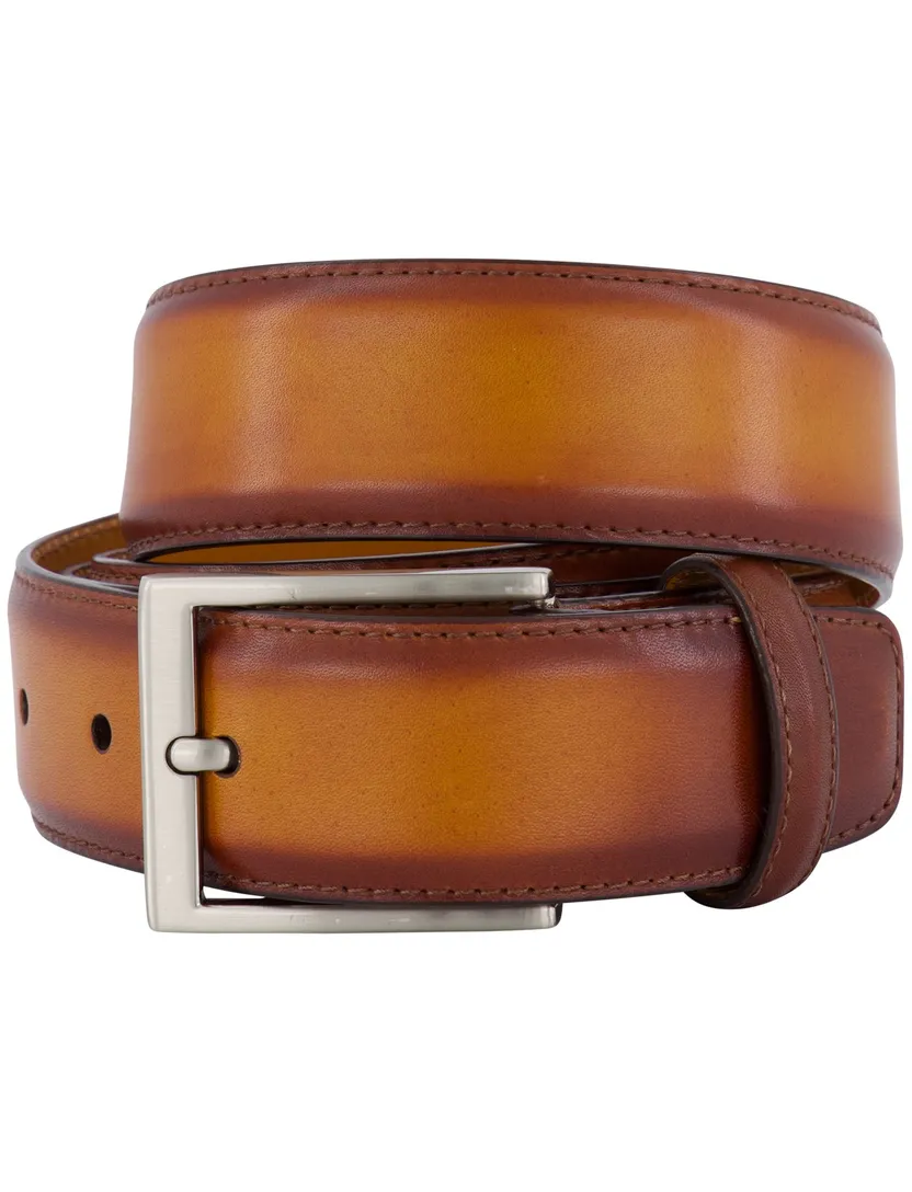 Magnanni riem bruin effen