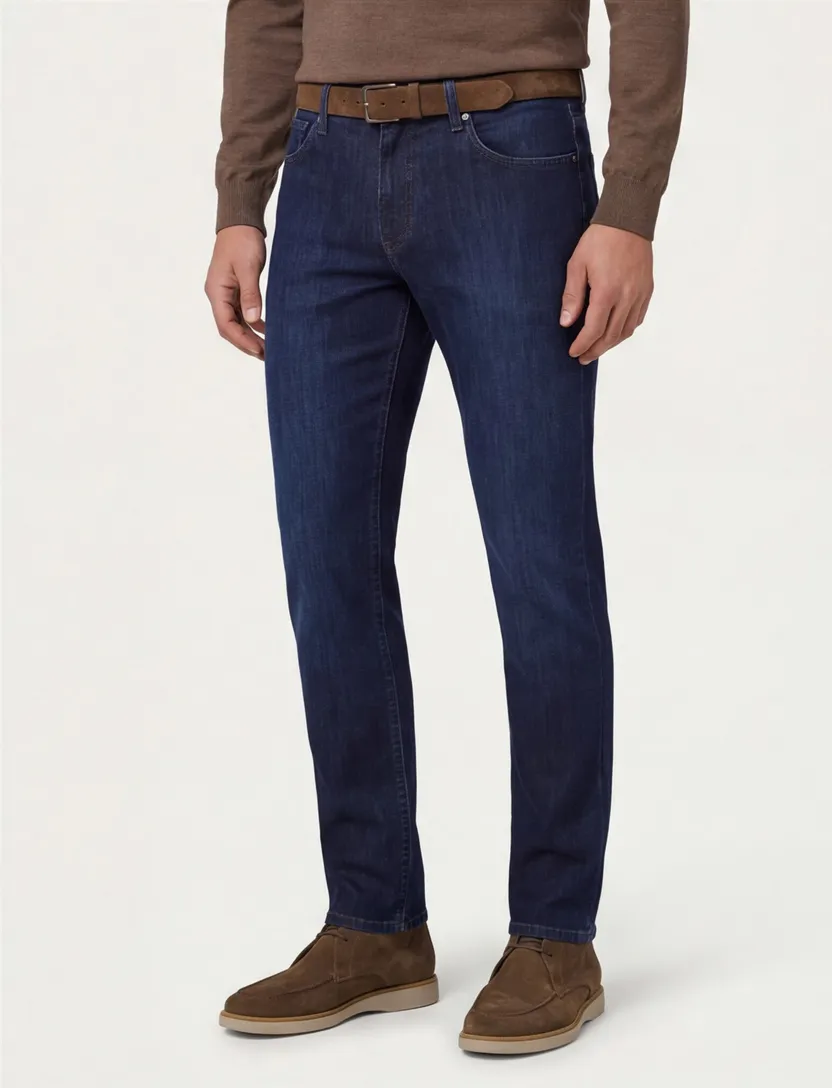 Brax jeans Chuck Modern Fit denim blauw