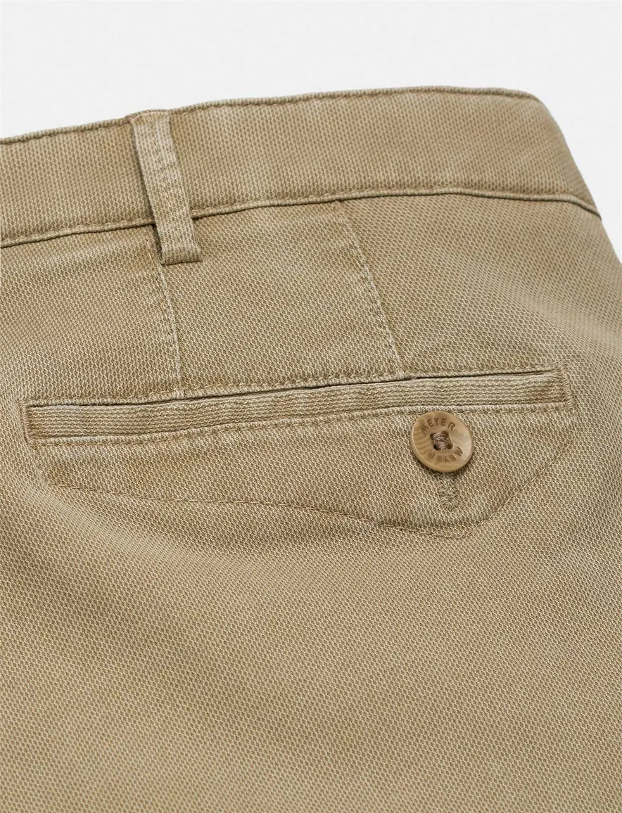 beige broek Meyer dublin normale fit