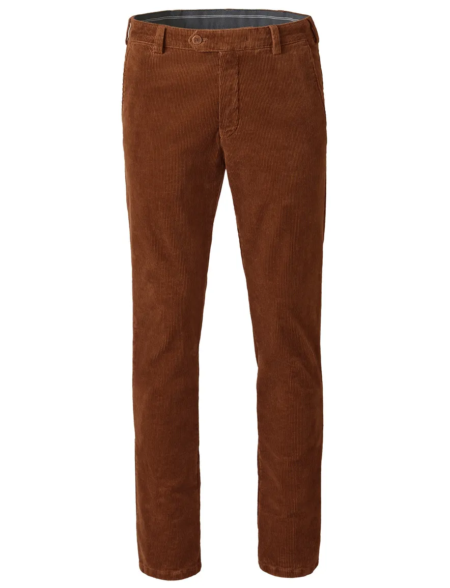 Katoenen pantalon bruin Meyer Bonn