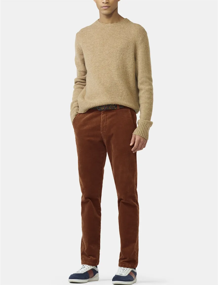 Meyer Bonn chino oranje corduroy