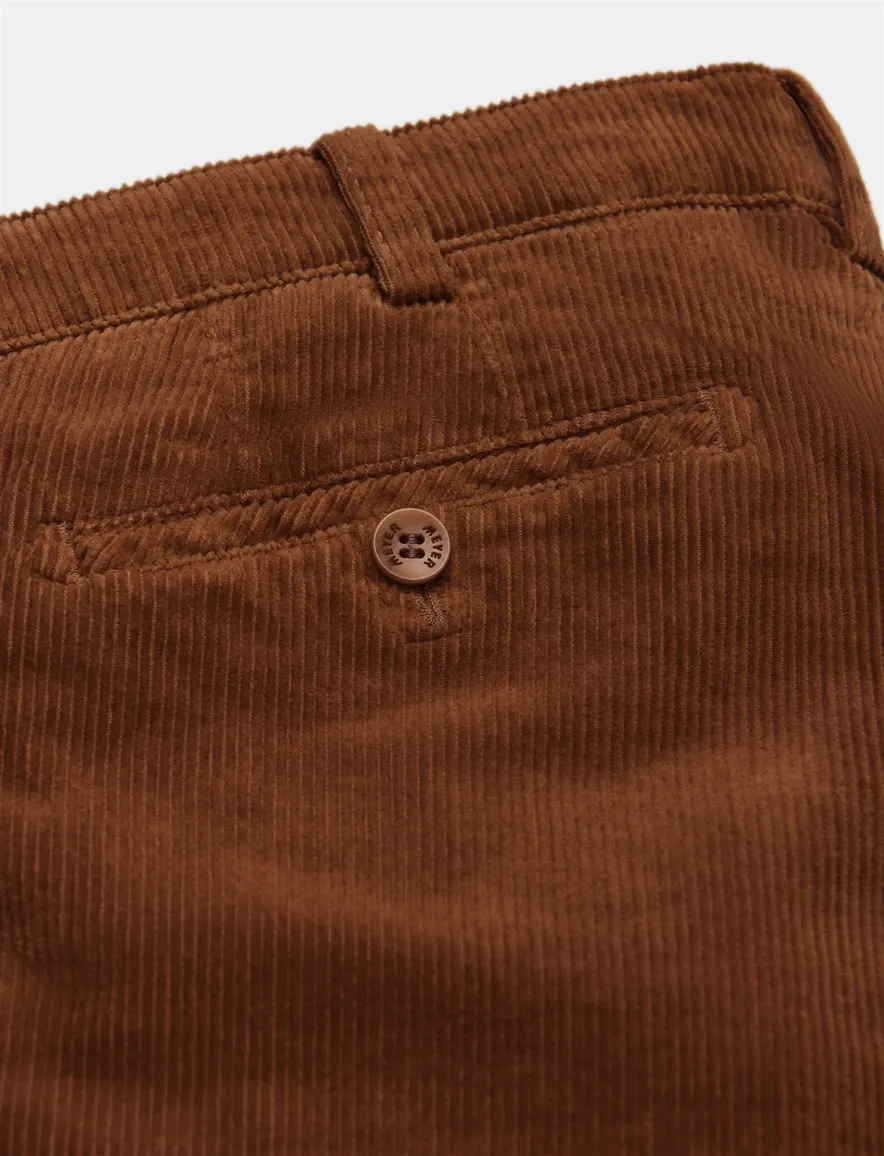 Katoenen pantalon bruin Meyer Bonn