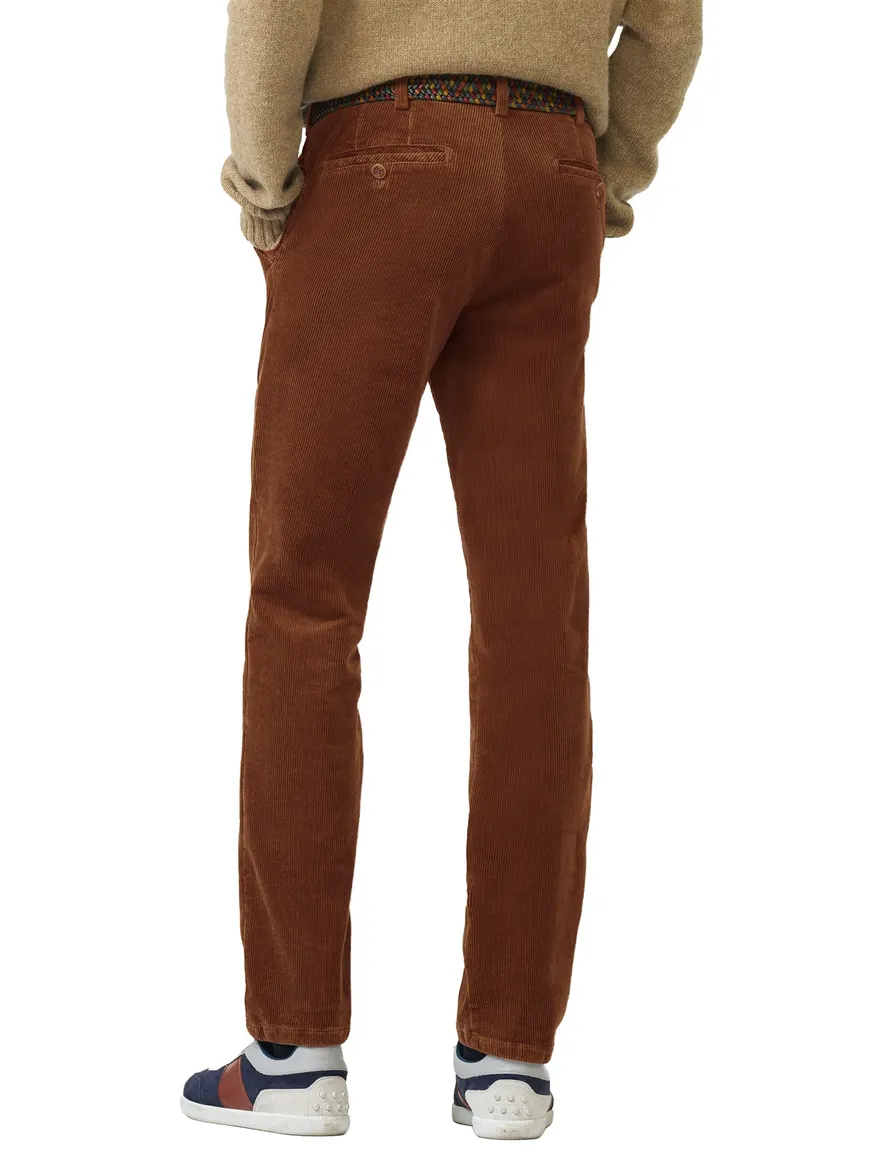 Meyer Bonn chino oranje corduroy