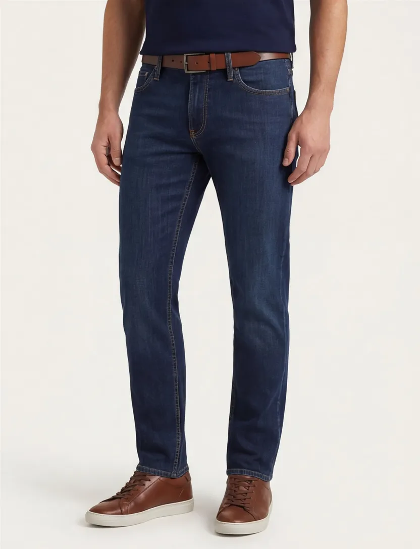 Brax jeans Chuck denim donkerblauw slim fit