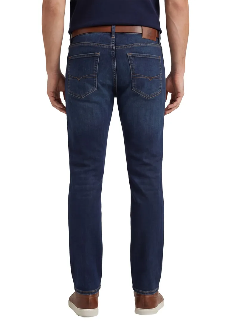 Brax jeans Chuck denim donkerblauw slim fit