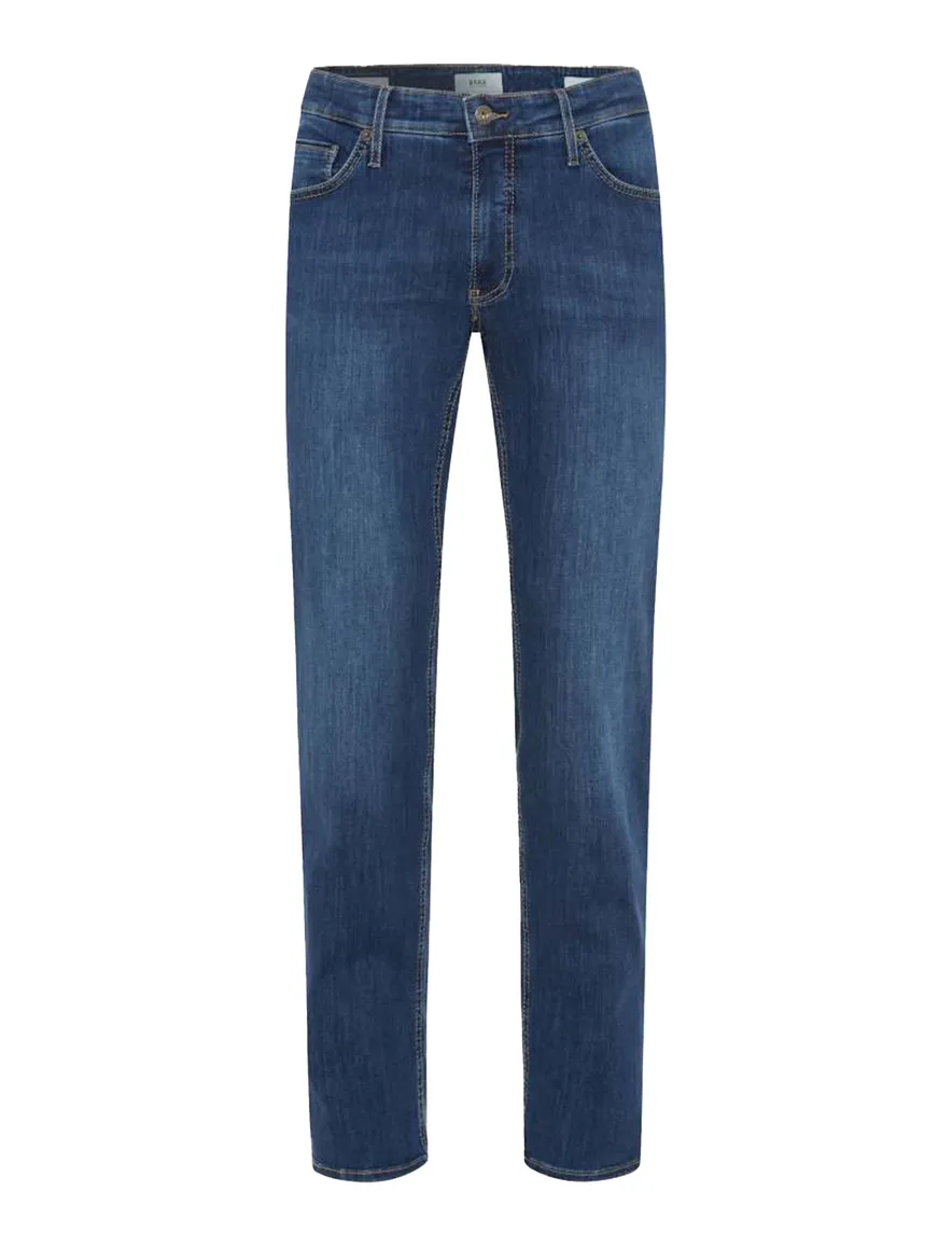 Brax jeans Chuck Modern Fit effen blauw