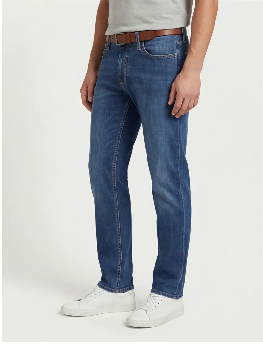 Brax jeans Chuck Modern Fit effen blauw