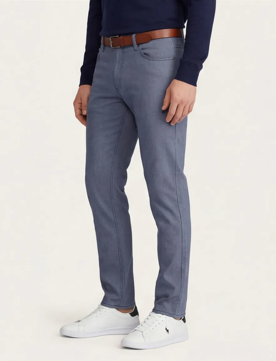 Brax Pantalon 5-p blauw effen